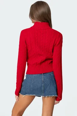 Cárdigan punto trenzado de Edikted en Buzos y Sweaters para argentina
