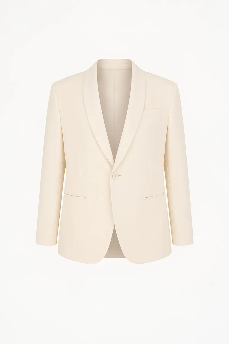Blazer en crepe blanco, prenda formal y atemporal para looks elegantes y estilosos de Naíma en Blazers para argentina