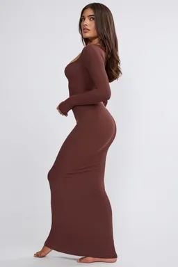 Maxi vestido manga larga modal de Oh Polly en Vestidos para argentina