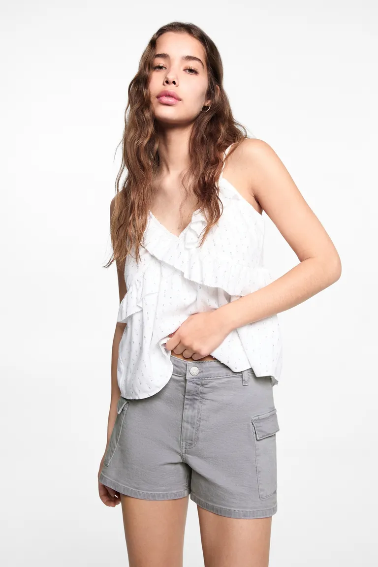 Short cargo algodón de Mango Teen en Shorts para argentina