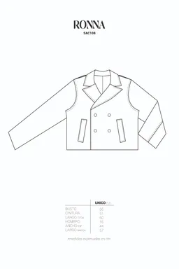 Saco paño corto de Ronna en Chaquetas para argentina