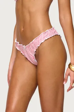 Bombacha bikini rayada con volados de Edikted en Swimwear y Beachwear para argentina