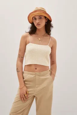 Top crop punto de Mango en Tops para argentina