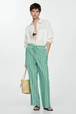 Pantalón recto rayas de Mango en Pantalones para argentina