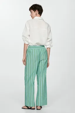 Pantalón recto rayas de Mango en Pantalones para argentina