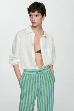 Pantalón recto rayas de Mango en Pantalones para argentina