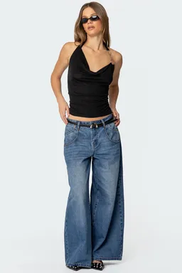 Jeans tiro bajo jayden de Edikted en Pantalones para argentina