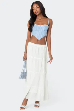 Corset triángulo fruncido de Edikted en Tops para argentina