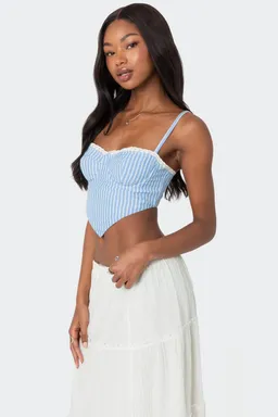 Corset triángulo fruncido de Edikted en Tops para argentina