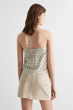 Top asimétrico estampado de Mango Teen en Tops para argentina