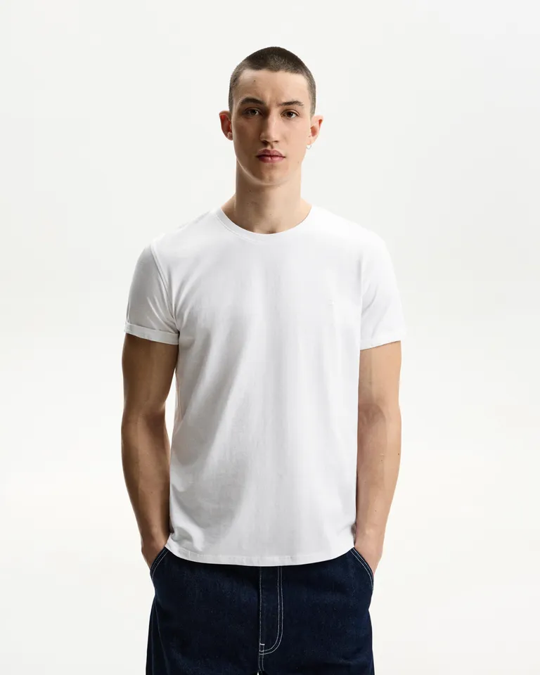 Remera bordada manga corta de Bershka en Remeras y Polos para argentina