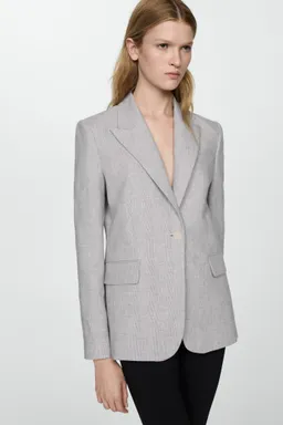 Blazer lino pata gallo de Mango en Blazers para argentina