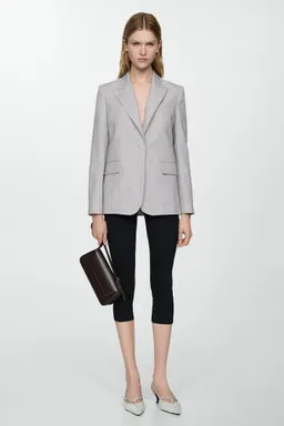 Blazer lino pata gallo de Mango en Blazers para argentina