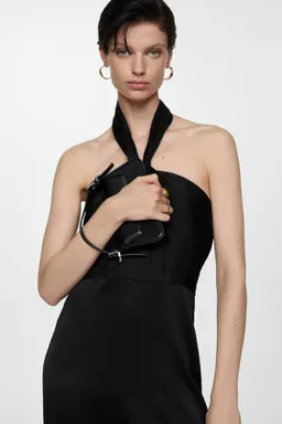 Mono largo halter de Mango en Monos para argentina