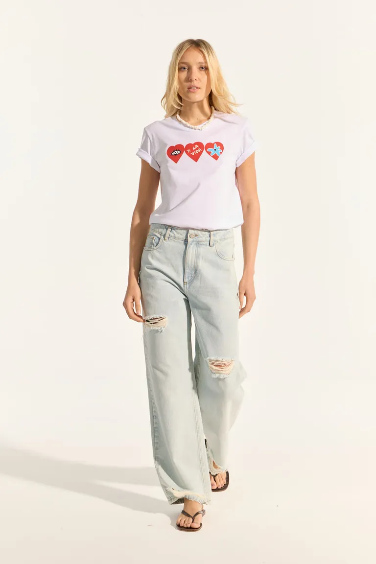 Remera de diseño con estampa de lucha contra el cáncer de mama de Portsaid en Remeras para argentina