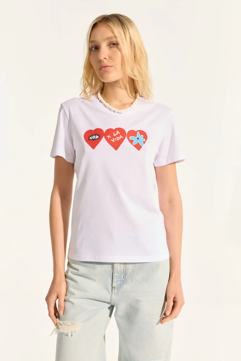 Remera de diseño con estampa de lucha contra el cáncer de mama de Portsaid en Remeras para argentina