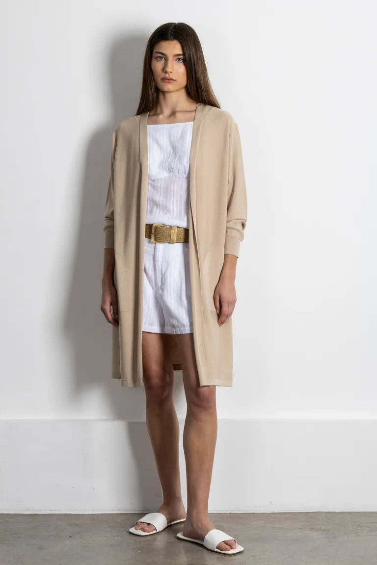 Cardigan de hilo largo con mangas largas y bolsillos laterales de Kill en Buzos y Sweaters para argentina