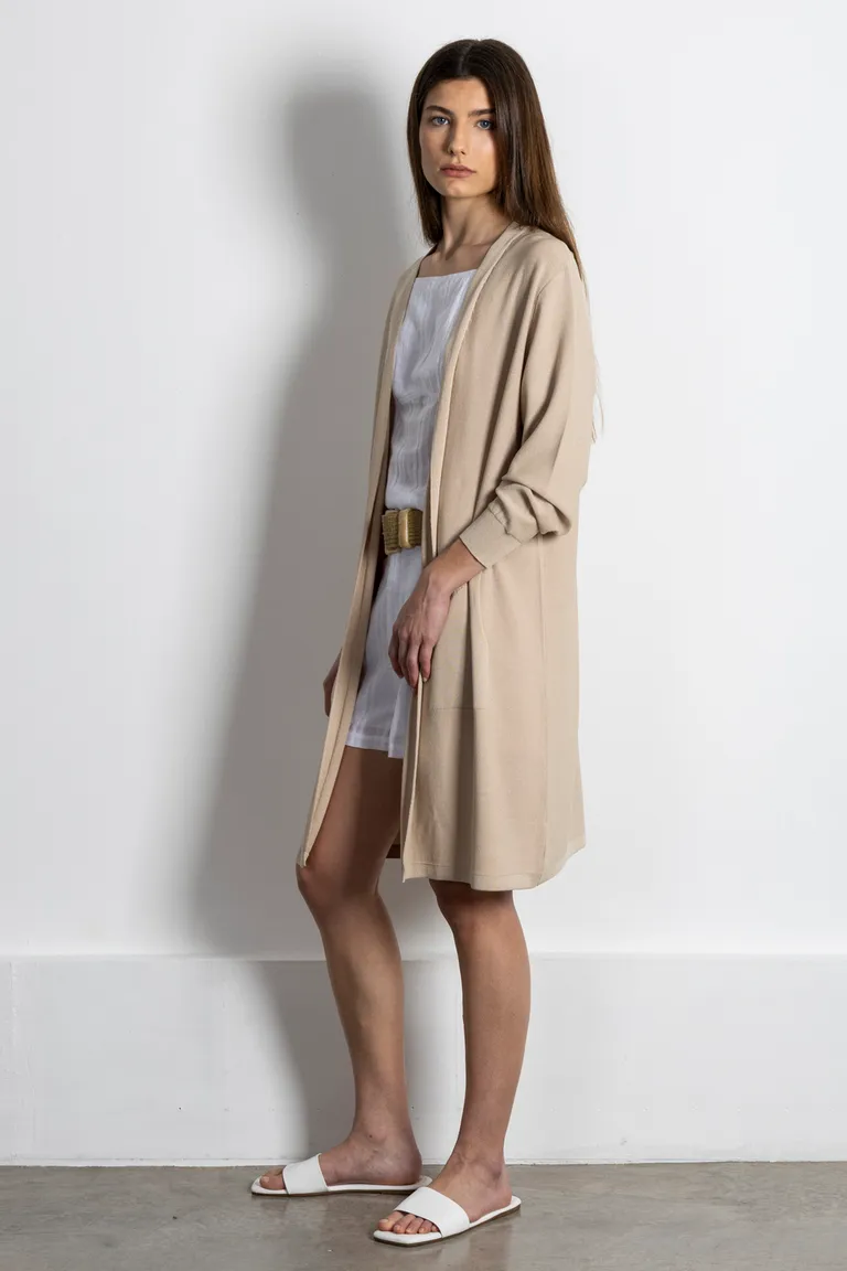 Cardigan de hilo largo con mangas largas y bolsillos laterales de Kill en Buzos y Sweaters para argentina