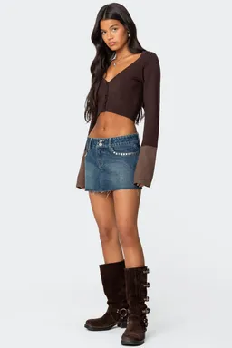 Cardigan con mangas acampanadas de Edikted en Buzos y Sweaters para argentina
