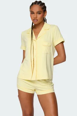 Camisa abotonada tezlie de Edikted en Pijamas y Sleepwear para argentina