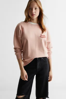 Jean wideleg roto decorativo de Mango Teen en Pantalones para argentina