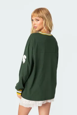 Remera baseball oversized cali de Edikted en Remeras para argentina