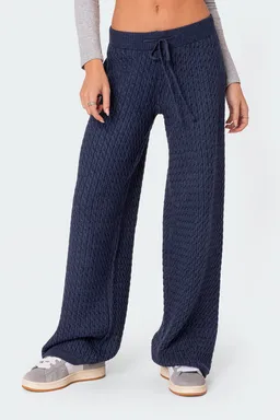 Pantalón trenzado relaxed portia de Edikted en Pantalones para argentina