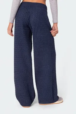 Pantalón trenzado relaxed portia de Edikted en Pantalones para argentina
