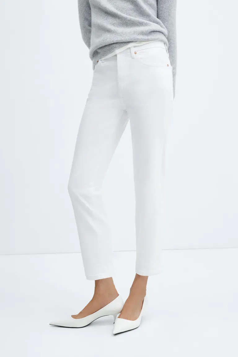 Jeans claudia slim crop de Mango en Pantalones para argentina