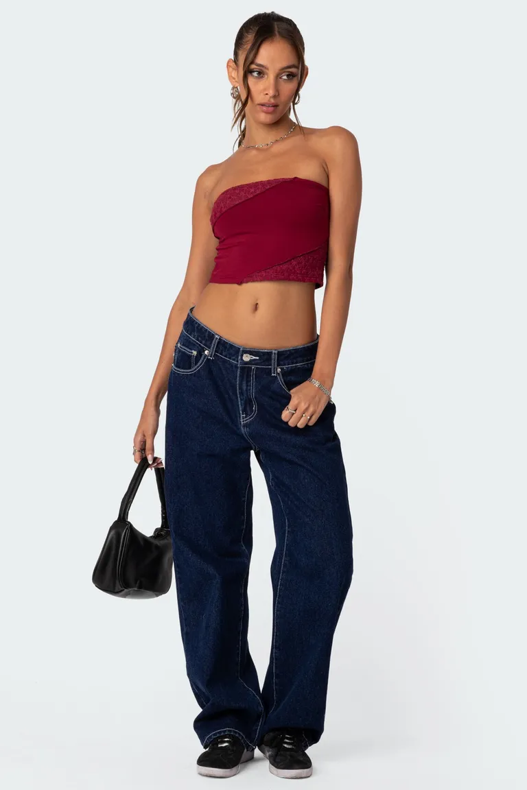 Top tubo con encaje de Edikted en Tops para argentina