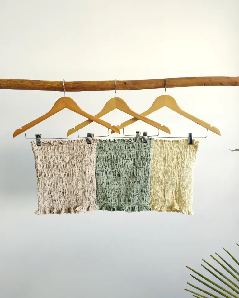 Top de lino con elástico en la espalda, diseño versátil y cómodo de Lemmon en Tops para argentina