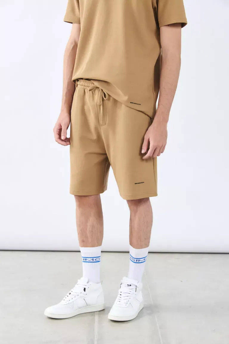 Bermuda de pique regular con cintura elástica y bolsillos laterales de Bensimon en Bermudas y Shorts para argentina