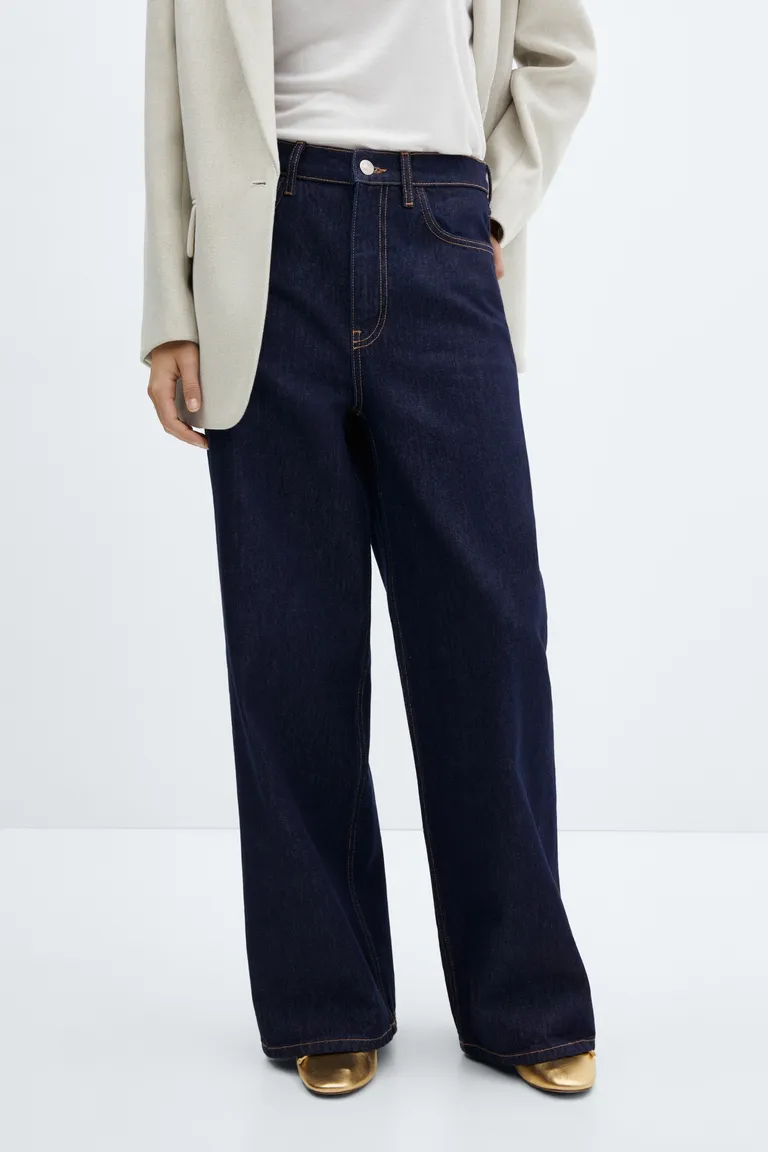 Jeans wideleg loose tiro bajo de Mango en Pantalones para argentina