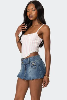 Corset marlen rayado de Edikted en Tops para argentina
