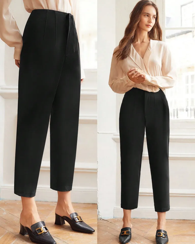 Pantalones cónicos cropped de Motf en Pantalones para argentina