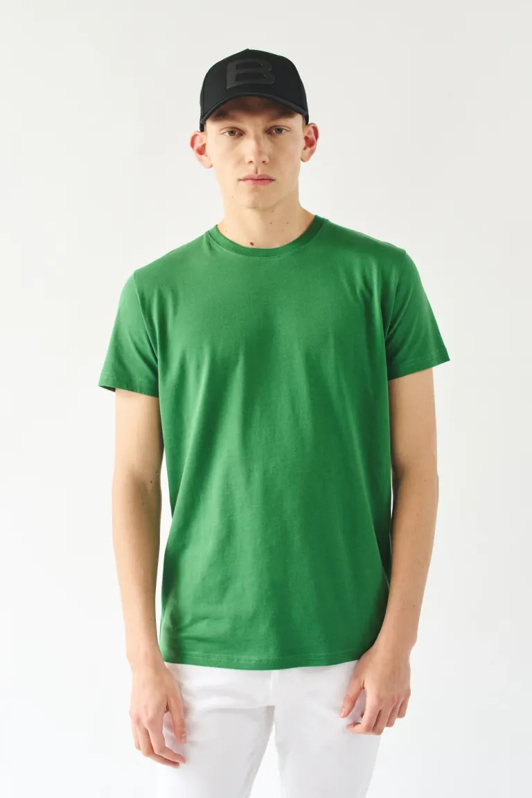 Remera verde de algodón pima, diseño moderno y cómodo para hombre de Bensimon en Remeras y Polos para argentina