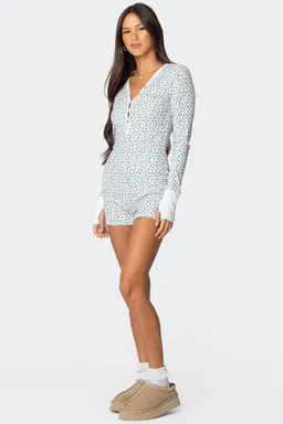 Enterito waffle estampado meadow de Edikted en Monos para argentina