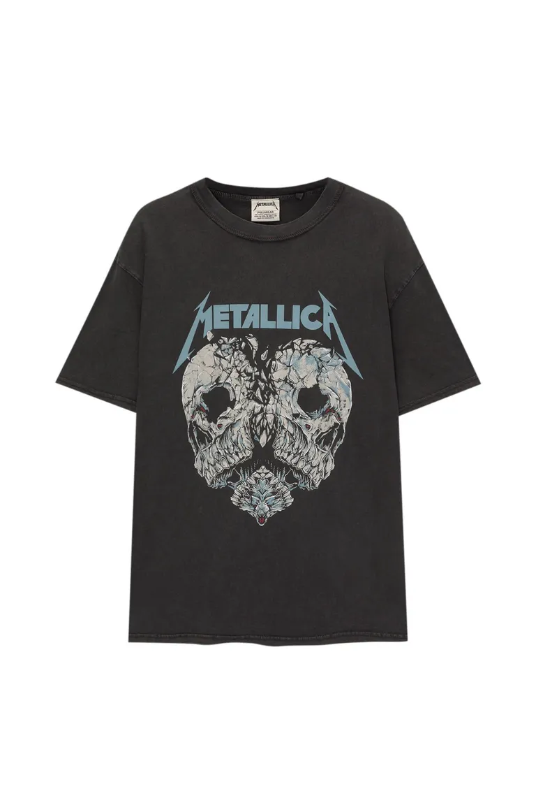 Camiseta metallica calavera de Pull&Bear en Remeras y Polos para argentina