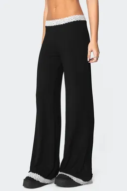 Pantalón domino con encaje de Edikted en Pantalones para argentina