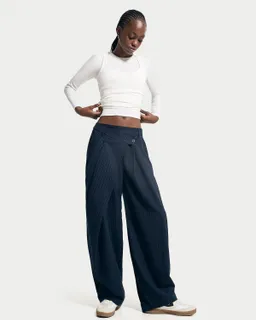 Pantalón sastrero raya diplomática de Bershka en Pantalones para argentina