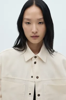Sobrecamisa vaquera con bolsillos de Mango en Camisas para argentina
