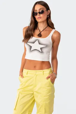 Musculosa estampado estrella de Edikted en Tops para argentina