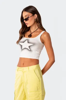 Musculosa estampado estrella de Edikted en Tops para argentina