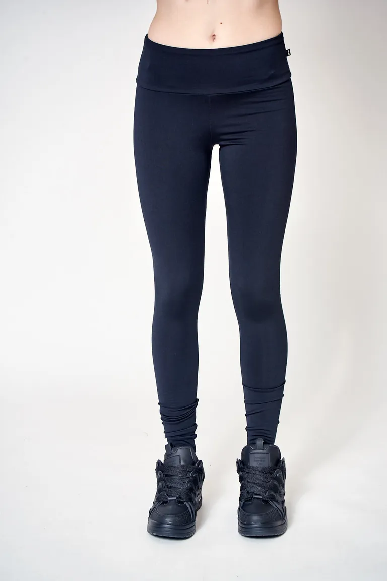 Calza tiro alto de lycra con interior frizado para mujer de 47 Street en Pantalones para argentina