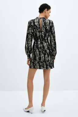 Vestido estampado pliegue de Mango en Vestidos para argentina