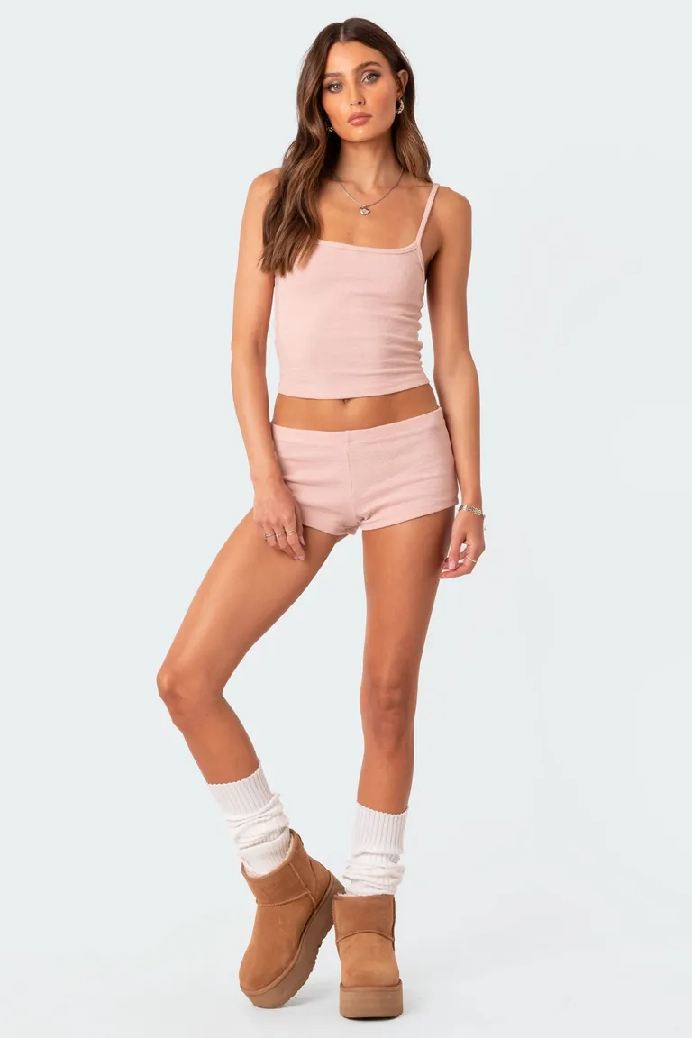 Shorts ella micro waffle de Edikted en Shorts para argentina