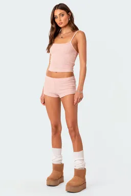 Shorts ella micro waffle de Edikted en Shorts para argentina