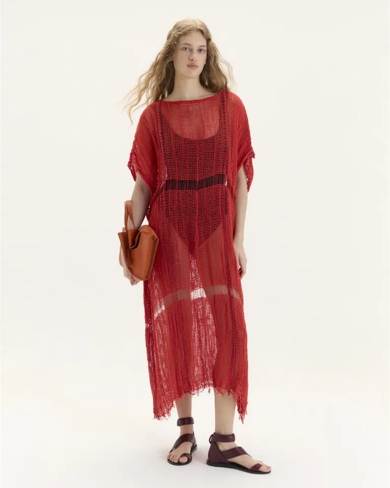 Vestido galapago largo de estilo relajado y diseño exclusivo de Blue Sheep en Vestidos para argentina