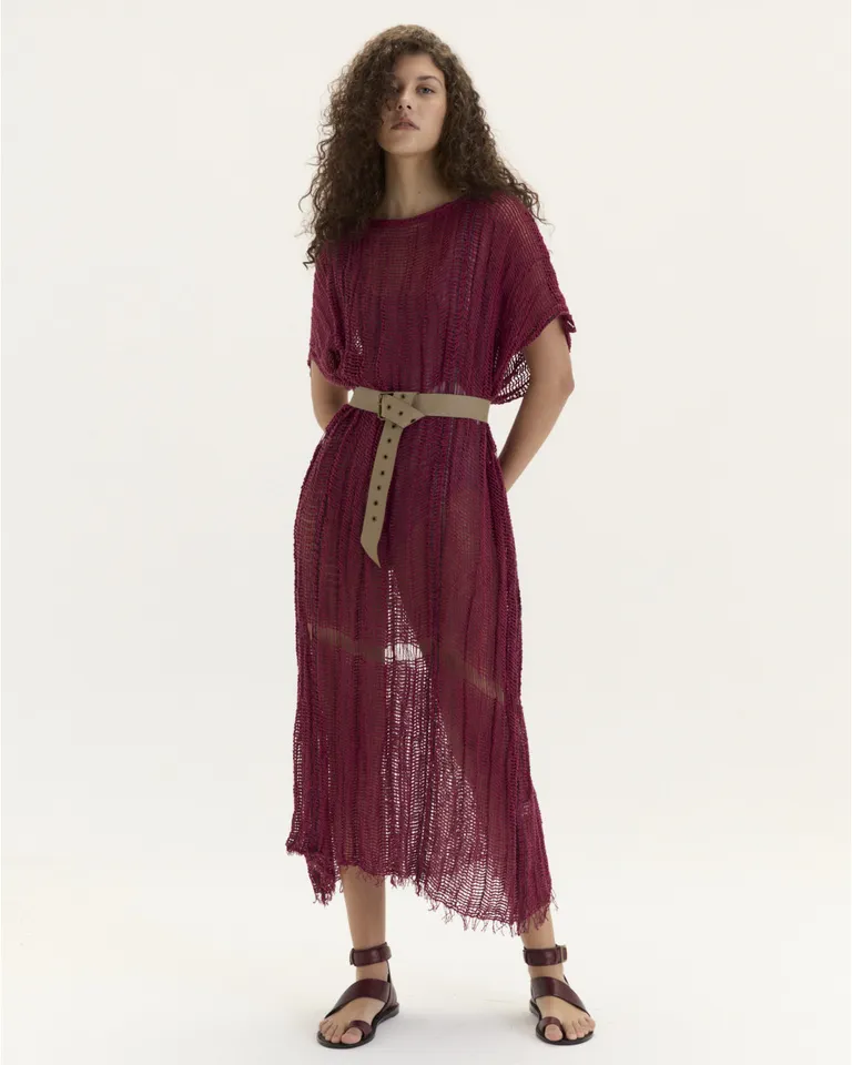 Vestido galapago largo de estilo relajado y diseño exclusivo de Blue Sheep en Vestidos para argentina