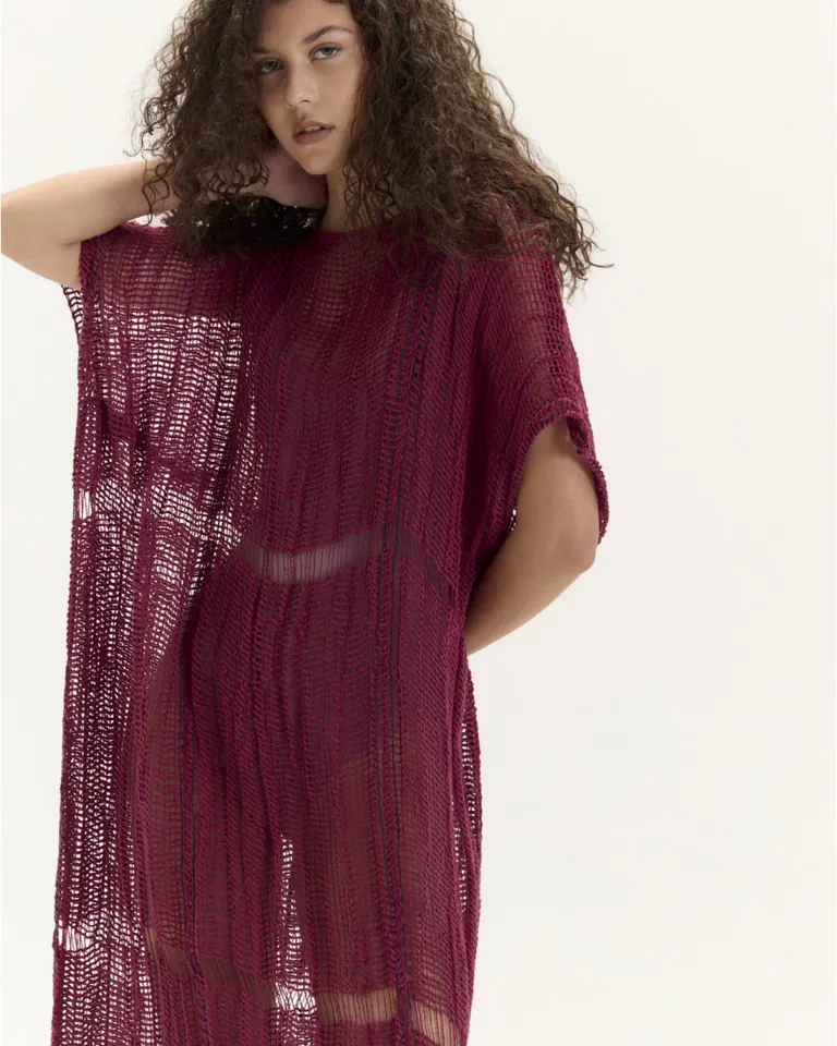 Vestido galapago largo de estilo relajado y diseño exclusivo de Blue Sheep en Vestidos para argentina